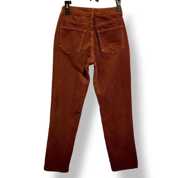 Pacsun Juniors Size 23 Brown Skater Core High-Rise Mom Jean Corduroy Pants - Picture 5 of 5